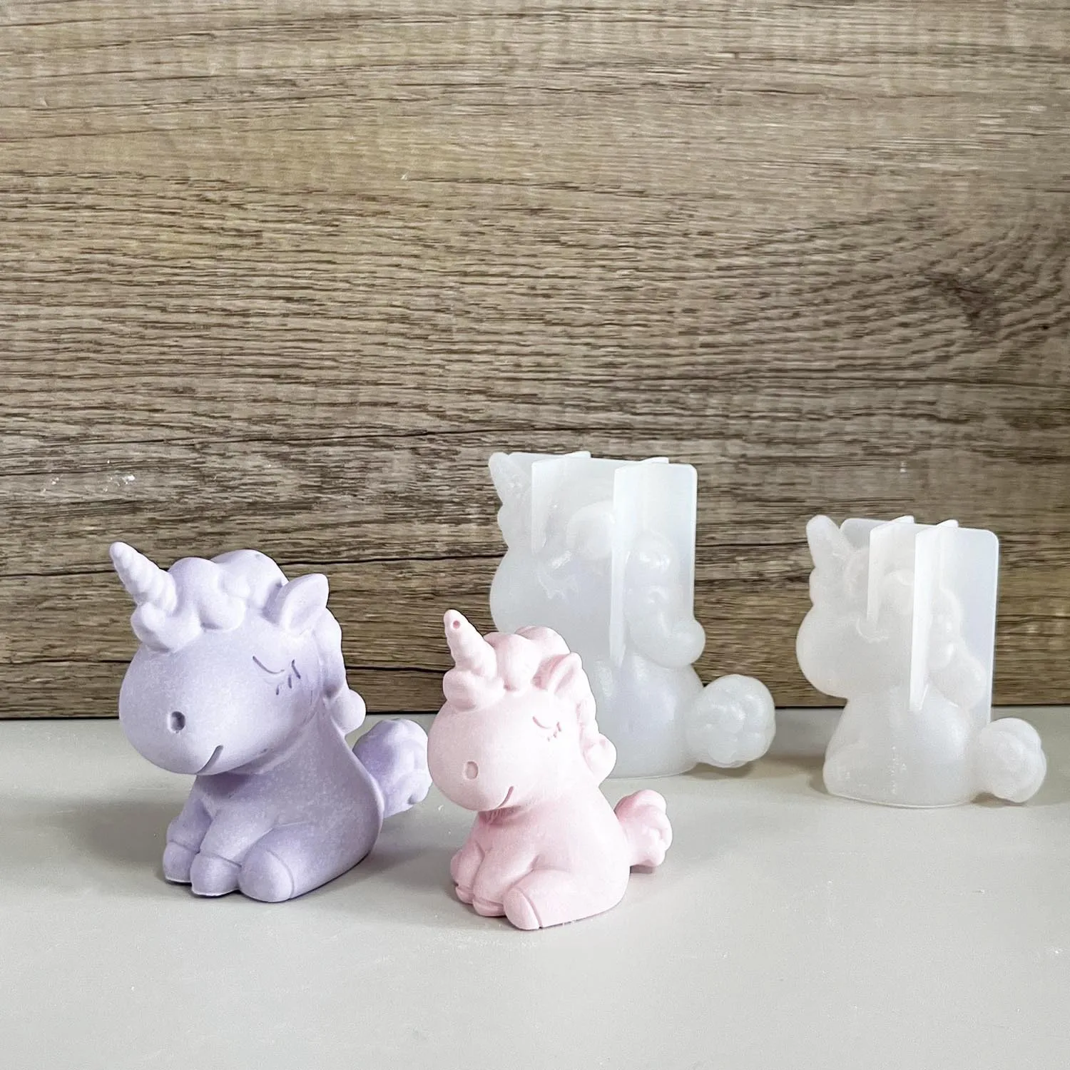 Soap Making Activity - 3D Geometryczny Silikonowy Jednorożec Kot Jeleń