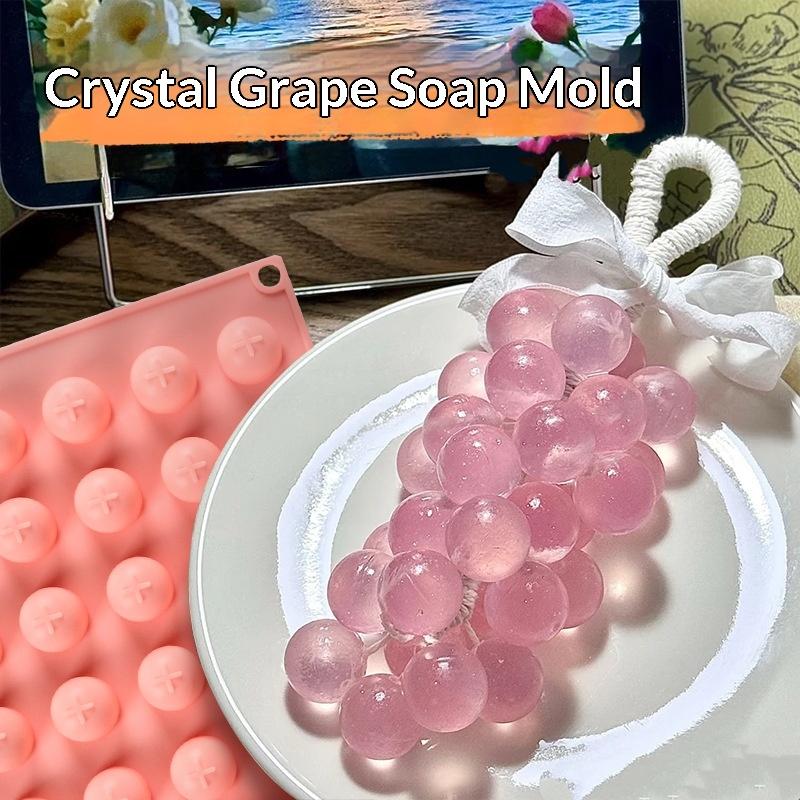 Soap Making Kit For Kids - Silikonowe formy w kształcie winogrona, łatwe
