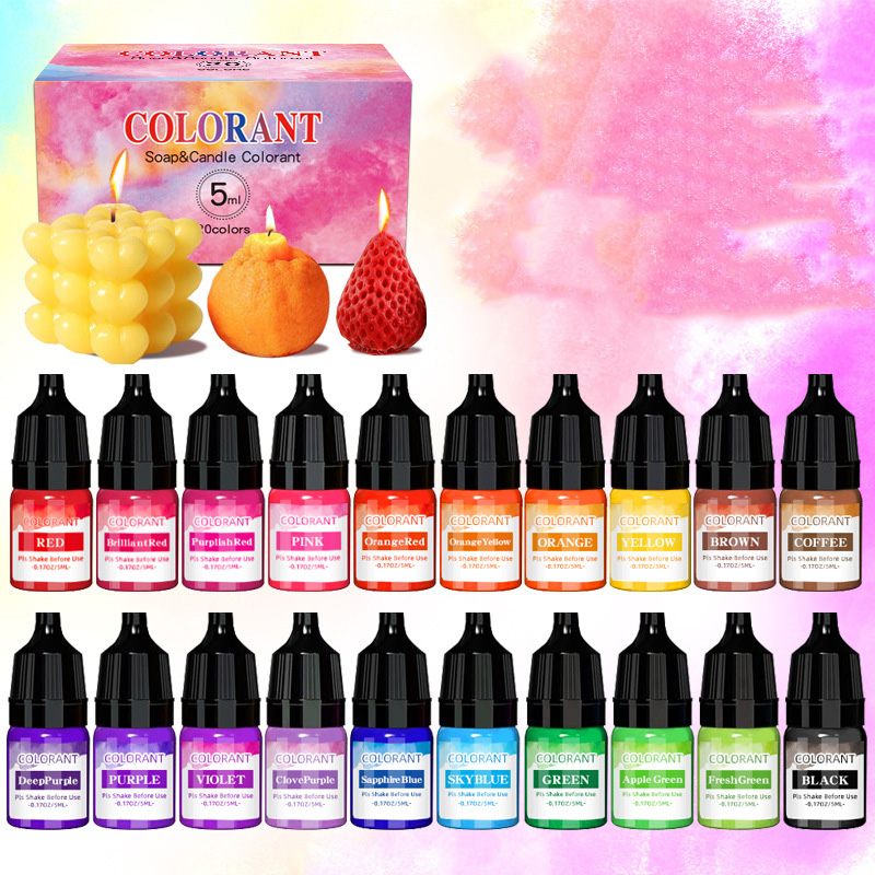 20 kolorów Pigment woskowy do  – Soap Making Liquid recenzja i cena