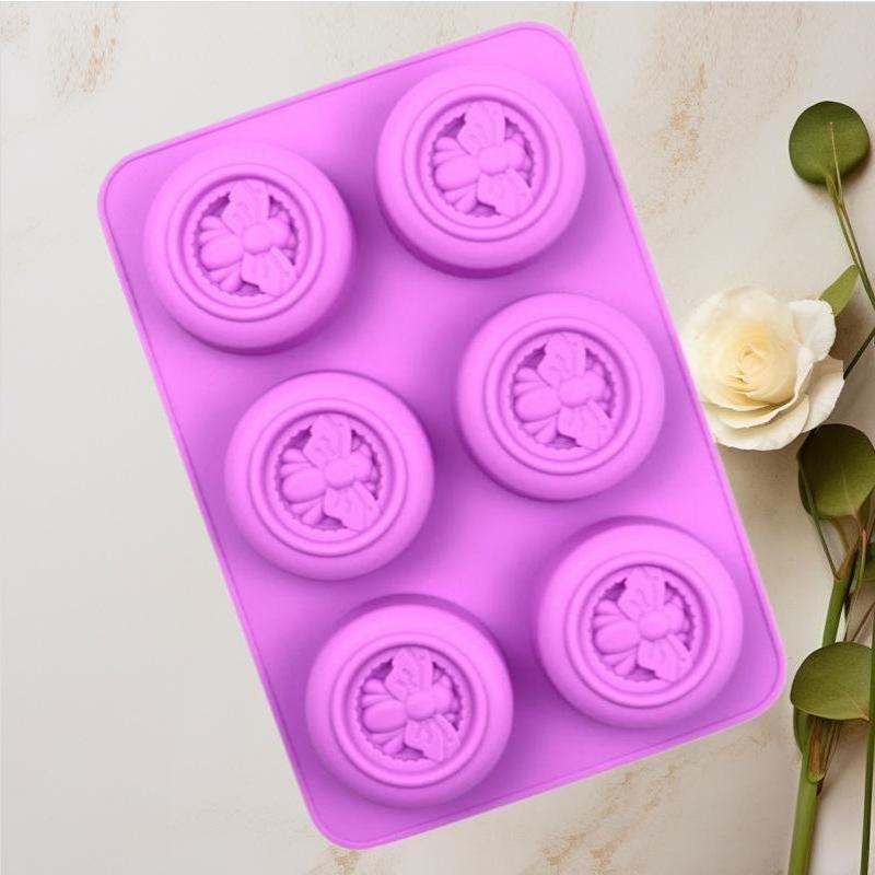 NOWE 6-otworowe okrągłe formy  – Soap Making Additives recenzja i cena