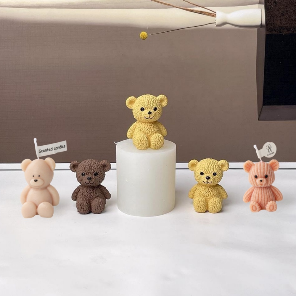 3D Cute Bear Candle Making Mou – Soap Making Additives recenzja i cena