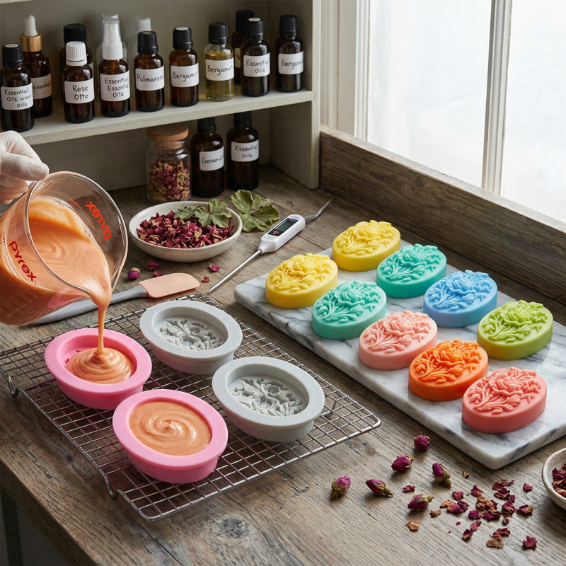 4 silikonowe formy w kształcie – Soap Making Activity recenzja i cena